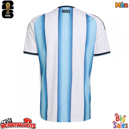 Argentina Replica Home Stadium Shirt World Cup 2026 Short Sleeve